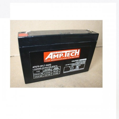 6V 7 Amp Hour Sealed Lead Acid Battery (SLA)