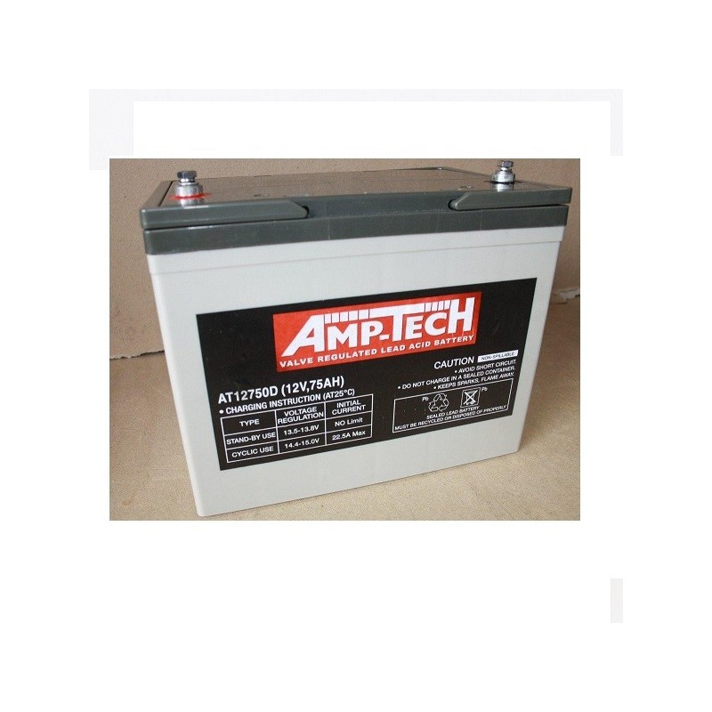 12V 75 Amp Hour Sealed Lead Acid Battery (SLA)